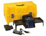 AFL Global S015681 Fujikura 19S Fusion Splicer (with cleaver, battery and cord; Muti-function transit case with integrated workstation; Lithium Ion battery with up to 180 splices/shrinks; Fully ruggedized for shock, dust, and moisture; On-board training and support videos; Cladding Diameter: 125 &#956;m; Coating Diameter: 100 &#956;m to 1000 &#956;m; Fiber Cleave Length: 5 to 16 mm; Splicing Time: SM FAST mode — 9 seconds; SM AUTO mode — 11 seconds; AUTO mode — 11 seconds (S015681 S015681) 