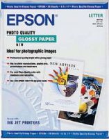 Epson S041124 Photo Quality Glossy Letter Paper - White? (S0-41124, S0 41124, S04112) 