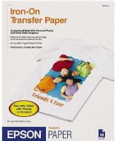 Epson S041153 Iron-On, Cool-Peel Transfer Paper for Stylus Color/Photo/Scan, 10 Sheets (S0-41153 S0 41153 S04115 S0411) 