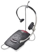 Plantronics 65148-01 Model S11 Headset Amplifier System for Desk Telephones, Adjustable over-the-head headset, Universal amplifier, Volume and mute control, Noise-canceling microphone, Over-the-head style headset, Headset stand, Call Clarity Technology, UPC 017229116931 (65148-01 6514801 PL65148-01 S-11 S 11 PLS11 PL-S11) 
