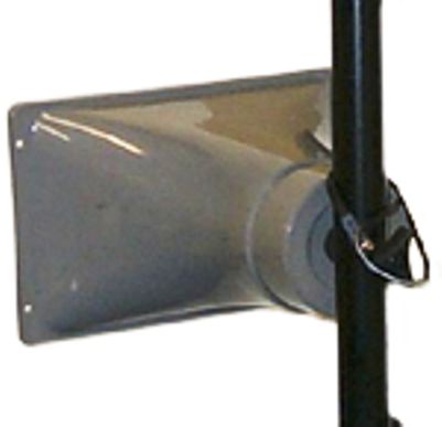 Amplivox S1262 Horn Speaker, Side-Mount, Includes hardware for mounting on side of S1080 tripod, Weight 6 lbs (S-1262 S 1262)