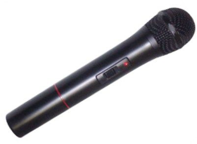 Amplivox S1605 VHF Wireless Handheld Microphone (Only) with Built-in Transmitter, Add a handheld mic to your existing S1600 or S1610 system, 2 switchable operating frequencies (171.105/171.845 or 169.505/170.305), Requires 9-volt battery (not included), Weight 2 lbs (S-1605 S 1605)