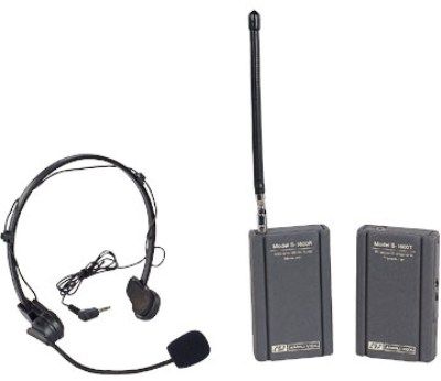 Wireless  Headphones on Amplivox S1610 External Vhf Wireless Headset Mic Kit  Headset Mic