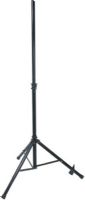 Quik Lok S-171 Lightweight Aluminum Speaker Stand, 42.9" - 80.7" Min to Max Height Range, 24" - 47.2" Base Spread Diameter, 1.375" Center Tube Diameter, 42.2" Folded Height, Strong lightweight, portable design, Strong lightweight, portable design, Steel safety pin and chain with snap lock holder on collar (S-171 S 171 S171) 