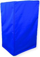 Amplivox S1976 Standard Lectern Protective Cover, Royal Blue Color; Manufactured from 1000 Denier Polyester with PVC coating; Interior impact resistant 0.25" protective foam padding bonded to nylon tricot lining; Coated for water repellency; Tough fabric resists tears and punctures; UPC 734680019761 (S1976 S-1976 S19-76 AMPLIVOXS1976 AMPLIVOX-S1976 AMPLIVOX-S-1976) 