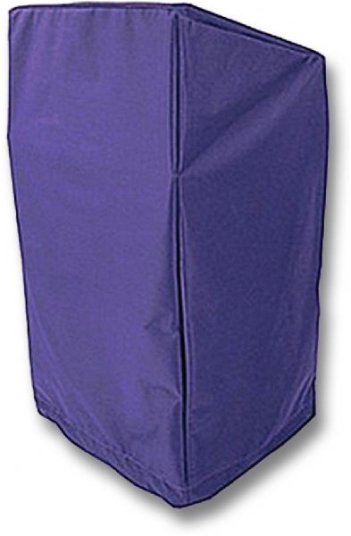Amplivox S1978 Patriot Lecterns Protective Cover, Royal Blue; Full bottom flap with Velcro closure tabs; Manufactured from 1000 Denier Polyester with PVC coating; Tough fabric resists tears and punctures; Washes easily with soap and water; Limited lifetime warranty against manufacturer defects;  Dimensions 24.0