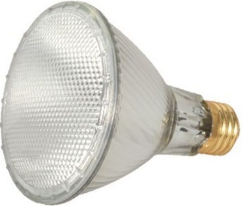 Satco S2244 Halogen Light Bulbs, 60 Watts, PAR30, Base Lamp Shape, E26 ANSI Base Medium, 120 Voltage, Clear Finish, 4.50