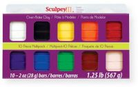 Sculpey S3MP 0000-1 III Polymer Clay Multipack Classic; Sculpey III is soft and ready to use right from the package; Stays soft until baked, start a project and put it away until you are ready to work again, and it wont dry out; Bakes in the oven in minutes; UPC 715891116111 (SMP00001 S3MP-0000-1 S3MP00001 CLAY-S3MP-0000-1 SCULPLEYS3MP0000-1 SCULPEY-S3MP0000-1) 