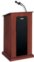Amplivox S470 Chancellor Lectern with Wired Sound, Covers audiences up to 5000 people in areas up to 20000 sq. feet., 50-watt Multimedia Amplifier, Auxiliary input jack for a CD player, tape player or computer sound system (S-470 S 470 S470-WT S470-OK S470-MO S470-MH) 