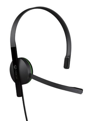Microsoft S5V-00007 Xbox One Stereo Headset, Boom Microphone Mounting, Uni-directional Operation Mode, Wired Connectivity, On-ear Headphones, Game console Use, 20 Hz Minimum Frequency Response, 20 kHz Maximum Frequency Response, Black Color, UPC 885370817614 (S5V00007 S5V-00007)