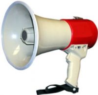 Amplivox S601 Piezo Dynamic Megaphone with Siren & Whistle - 5/8 Mile Range, Power: 15 watts, 3 Modes Talk, Siren & Whistle, Lasts 18 hours continuously on 8 "AA" cells [not supplied] as opposed to 12 hours on 6 "C" cells using conventional technology, Adjustable Volume (S-601 S 601) 