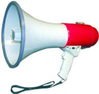 Amplivox S602 Piezo Dynamic Megaphone with Siren & Whistle - 1 Mile Range, Power: 25 watts, Audience Size: Up to 250, Room Size: Up to 2,000 sq. ft., 3 Modes Talk, Siren & Whistle, 40 hours continuously on 8 "C" cells [not supplied], Adjustable Volume (S-602 S 602) 