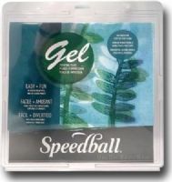 Speedball S8003 Gel Printing Plate 12" x 12"; Speedball Gel Printing Plates make it easy for fine artists and hobbyists to create beautiful one-of-a-kind prints; Great for card making, journaling, scrapbooking, home décor, mixed media projects, and more; UPC 651032080036 (SPEEDBALLS8003 SPEEDBALL S8003 S 8003 S-8003) 
