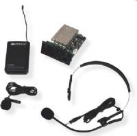 Amplivox S8112 Panel Mount Receiver with Lapel and Headset Microphone Kit, Factory Installed; Add on lapel and headset microphone kit; User selectable wireless panel mount receiver, factory installed; Bodypack transmitter; Frequencies 584 to 608 MHz; Shipping Weight 2.0 lbs; UPC 734680081126 (S8112 S-8112 S81-12 AMPLIVOXS8112 AMPLIVOX-S8112 AMPLIVOX-S-8112) 