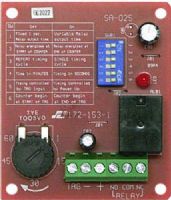 Seco-Larm SA-025Q ENFORCER Multi-Purpose Programmable Timer; Timer can be set from 1 second to 60 minutes; Trigger by positive voltage (+DC), closure of dry contact, or opening of dry contact; Relay programmable to activate at the start or at the end of the timing cycle; Built-in reset function to manually reset timing cycle; UPC 676544002239 (SA025Q SA 025Q)  