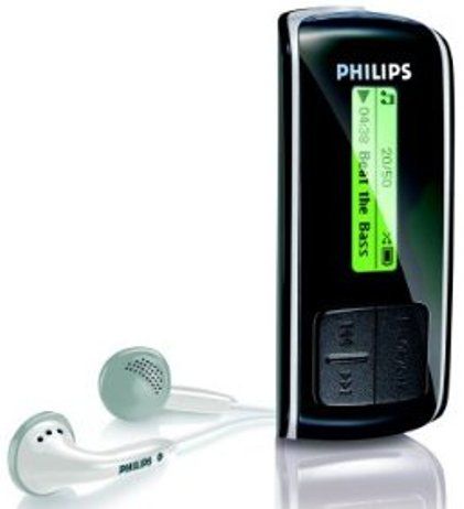Philips SA4010 Remanufactured Portable MP3 Music Player, 512 MB built-in flash memory stores up to 250 songs, WAV, WMA, MP3 Supported Audio Formats, Speedily transfer music and data via direct USB2.0, Sing, dictate, record notes directly to WAV via the built in microphone (SA-4010 SA 4010)