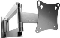 Peerless SA730P Articulating Wall Arm for LCD Screens for 10" to 22" LCD Screens, Pre-assembled for fast and easy installation, Comes with VESA 75/100 screen adapter plate, Three tensionable pivot points for virtually limitless adjustments, ±35° of tilt and ±7° of roll for flexible viewing positions, Offers up to 180° of swivel, Anodized aluminum finish in black or silver, 2.36" - 6 cm Closed and 15.86" - 40.28 cm Extended, Black Color, UPC 735029237389, 3.45 lbs (SA-730P SA 730P) 