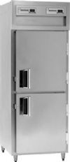 Delfield SADBR1-SH Solid Half Door Dual Temperature Reach In Refrigerator / Freezer, 12 Amps, 60 Hertz, 1 Phase, 115 Volts, Doors Access, 21.62 cu. ft. Capacity, 10.81 cu. ft Capacity - Freezer, 10.81 cu. ft. Capacity - Refrigerator, Top Mounted Compressor Location, Stainless Steel and Aluminum Construction, Swing Door Style, Solid Door, 2 Number of Doors, 4 Number of Shelves, 25" W x 30" D x 28" H Interior Dimensions, UPC 400010728244 (SADBR1-SH SADBR1 SH SADBR1SH)  