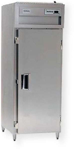 Delfield SAF1S-S One Section Solid Door Shallow Reach In Freezer - Specification Line, 7 Amps, 60 Hertz, 1 Phase, 115 Volts, Doors Access, 18 cu. ft. Capacity, Swing Door Style, Solid Door, 1/2 HP Horsepower, Freestanding Installation, 1 Number of Doors, 3 Number of Shelves, 1 Sections, -5 - 0 Degrees F Temperature Range, 25
