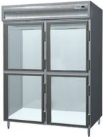 Delfield SAF2-GH Two Section Glass Half Door Reach In Freezer - Specification Line, 10 Amps, 60 Hertz, 1 Phase, 115/208-230 Voltage, Doors Access, 52 cu. ft. Capacity, Top Mounted Compressor Location, Stainless Steel and Aluminum Construction, Swing Door Style, Glass Door, 1 HP Horsepower, Freestanding Installation, 2 Number of Doors, 6 Number of Shelves, 2 Sections, -5 - 0 Degrees F Temperature Range, 52" W x 30" D x 58" H Interior Dimensions, UPC 400010730766 (SAF2-GH SAF2 GH SAF2GH)  