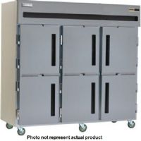 Delfield SAF3-SH Three Section Solid Half Door Reach In Freezer - Specification Line, 12.6 Amps, 60 Hertz, 1 Phase, 115 Volts, Doors Access, 79 cu. ft. Capacity, Swing Door Style, Solid Door, 1 HP Horsepower, Freestanding Installation, 6 Number of Doors, 9 Number of Shelves, 3 Sections, 79" W x 30" D x 58" H Interior Dimensions, 6" adjustable stainless steel legs, -5 - 0 Degrees F Temperature Range, UPC 400010730797 (SAF3-SH SAF3 SH SAF3SH) 