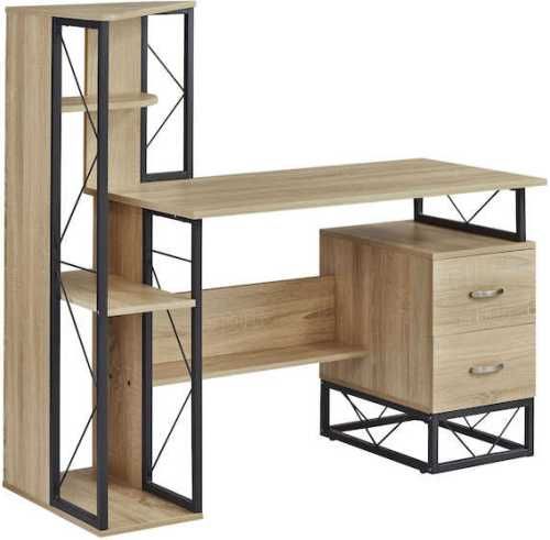Safco 1002BN SOHO Storage Desk with Shelves, 29.75