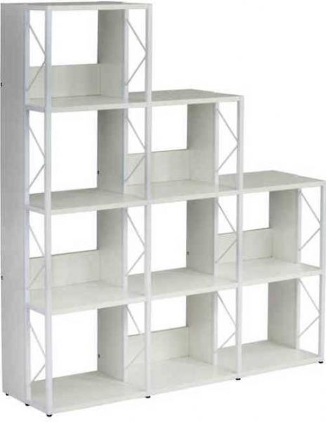 Safco 1003WW Soho Multi-Height Bookcase, 11 Lbs Capacity - Shelf, 100 Lbs Capacity - Weight, Nine-shelf bookcase for lots of storage, Complements entire line of SOHO series for workspace cohesion, 50