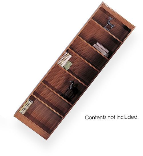 Safco 1511CY Veneer Baby Bookcase, 6 Shelves, 11.75