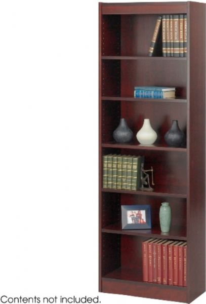 Safco 1512MH Veneer Baby Bookcase, 6 Shelf quantity, 1/8