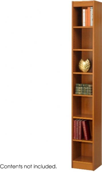 Safco 1514MO Veneer Baby Bookcase, 7-Shelf, Crafted from wood veneers, Bookshelf features full 3/4