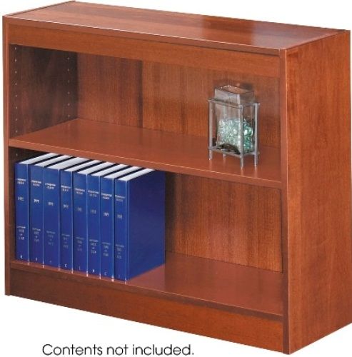 Safco 1551CY Reinforced Square-Edge Veneer Bookcase, 3/4