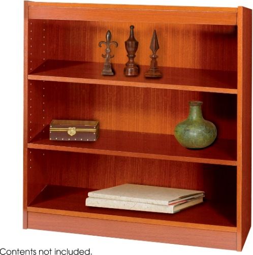 Safco 1552CY Reinforced Square-Edge Veneer Bookcase, 3/4