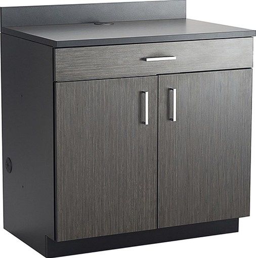 Safco 1701AN Hospitality Base Cabinet, One Drawer/Two Door, 1 drawer and a 2-door cabinet, 100 lbs shelf weight capacity, 