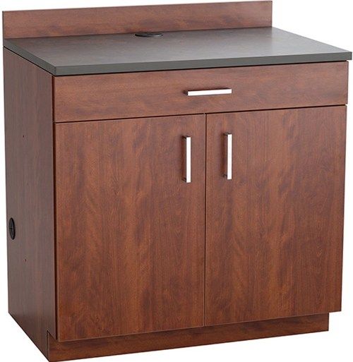 Safco 1701MH Hospitality Base Cabinet, One Drawer/Two Door, 1 drawer and a 2-door cabinet, 100 lbs shelf weight capacity, 