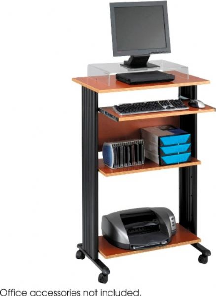 Safco 1923CY Muv Stand-up Workstation, High for stand-up computer use, 31.5