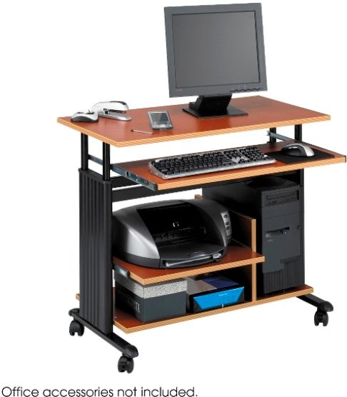Safco 1927CY Muv Mini Tower Adjustable Height Workstation, 35.50