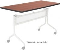 Safco 2066CY Impromptu Mobile Training Table Rectangle, Table top, Rectangular shape, Top folds down easily for nesting and storage, 1" Thick high-pressure laminate with durable vinyl edge band, Training table top with vinyl edge band, Ideal for training rooms, conference rooms, mail rooms or media centers, 60" W x 24" D x 1" H Overall, UPC 073555206654, Cherry Color ( 2066CY 2066-CY 2066 CY SAFCO2066CY SAFCO-2066CY SAFCO 2066CY) 