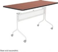 Safco 2067CY Impromptu Mobile Training Table Rectangle Top, Laminate training table top with vinyl edge band, 1" thick high-pressure laminate with durable vinyl edge band, 72" W x 24" D x 1" H, Cherry Color, UPC 073555206753 (2067CY 2067-CY 2067 CY SAFCO2067CY SAFCO-2067CY SAFCO 2067CY) 