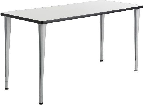 Safco 2091GRSL Rumba Tables, Fixed Post Leg Table With Glides, Powder Coat Paint / Finish, 60