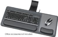 Safco 2196 Ergo-Comfort Sit/Stand Articulating Keyboard/Mouse Arm, Lift and release to adjust height - no knobs or levers, Extends and retracts smoothly on a 21'' glide track, Easy access adjustment knob for a +/- 15 degree tilt range, Full 360 degrees of rotation, Meets BIFMA standards, Includes mounting hardware, 27.875" W x 11.75" D Overall, UPC 073555219609 (2196 SAFCO2196 SAFCO-2196 SAFCO 2196) 