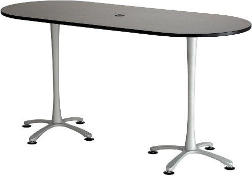 Safco 2551ANSL Cha-Cha Conference Table Racetrack, All tops have 1