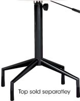 Safco 2655BL RSVP Pneumatic Base, Steel frame with black powder-coat finish, Durable 4-legged base, 28" Diameter, Pneumatic Base, Can be used with multiple tops, Black Color, UPC 073555265521 (2655BL 2655-BL 2655 BL SAFCO2655BL SAFCO-2655BL SAFCO 2655BL) 