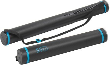 Safco 3053 Telescoping Document Tube, Black/Blue, Adjustability - Height 3/4