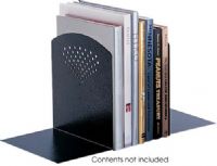 Safco 3115BL Jumbo Bookends, Oversized design, Constructed of heavy-gauge steel, Supports large books, binders or directories, Extra tall and extra strong, Black Color, 10" W x 6.5" D x 10.5" H Overall (3115BL  3115-BL  3115 BL SAFCO3115BL SAFCO-3115BL SAFCO 3115BL) 