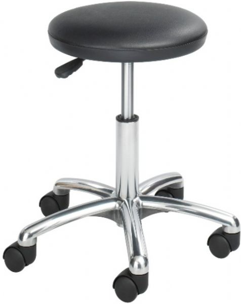 Safco 3434BL Economy Lab Stool, Lab stool Product Type, Metal Frame Material, Plastic Seat Material, 18