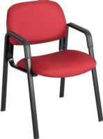 Safco 3453BG Cava Collection Straight Leg Guest Chair, Integrated Arms, 20" W x 18" D Seat Size, 20" W x 14" H Back Size, 18.50" Seat Height, 250 lbs. Capacity - Weight, 22.50" W x 24" D x 32.50" H Finish Dimensions, Burgundy Color, UPC 073555345346 (3453BG 3453-BG 3453 BG SAFCO3453BG SAFCO-3453BG SAFCO 3453BG) 