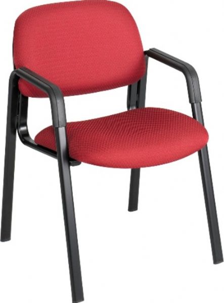 Safco 3453BG Cava Collection Straight Leg Guest Chair, Integrated Arms, 20