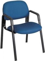 Safco 3453BU Cava Collection Straight Leg Guest Chair, Integrated Arms, 20" W x 18" D Seat Size, 20" W x 14" H Back Size, 18.50" Seat Height, 250 lbs. Capacity - Weight, 22.50" W x 24" D x 32.50" H Finish Dimensions, Blue Color, UPC 073555345353 (3453BU 3453-BU 3453 BU SAFCO3453BU SAFCO-3453BU SAFCO 3453BU) 