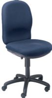 Safco 3460BU Ambition Push Button High Back Chair, 17" to 21" Seat Height, 21.50" W x 20.50" Seat Size, 19.50" W x 24.50" Back Size, 24" D x 39" to 43" H Dimensions, Pneumatic Seat Height Adjustment, Tilt Tension/Tilt Lock, Blue Finish, UPC 073555346053 (3460BU 3460-BU 3460 BU  SAFCO3460BU SAFCO-3460BU SAFCO 3460BU) 