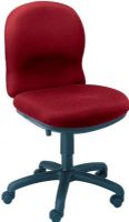 Safco 3461BG Ambition Push Button Mid Back Chair, 17" to 21" Seat Height, 21.50" W x 20.50" Seat Size, 19.50" W x 18" Back Size, 24" Dia. x 35" to 39" H, Tilt with tilt lock and tension control, Burgundy Finish, UPC 073555346145 (3461BG 3461-BG 3461 BG SAFCO3461BG SAFCO-3461BG SAFCO 3461BG) 